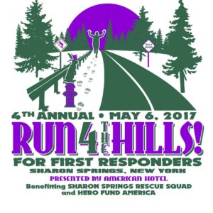 Run 4 the Hills 2017 poster